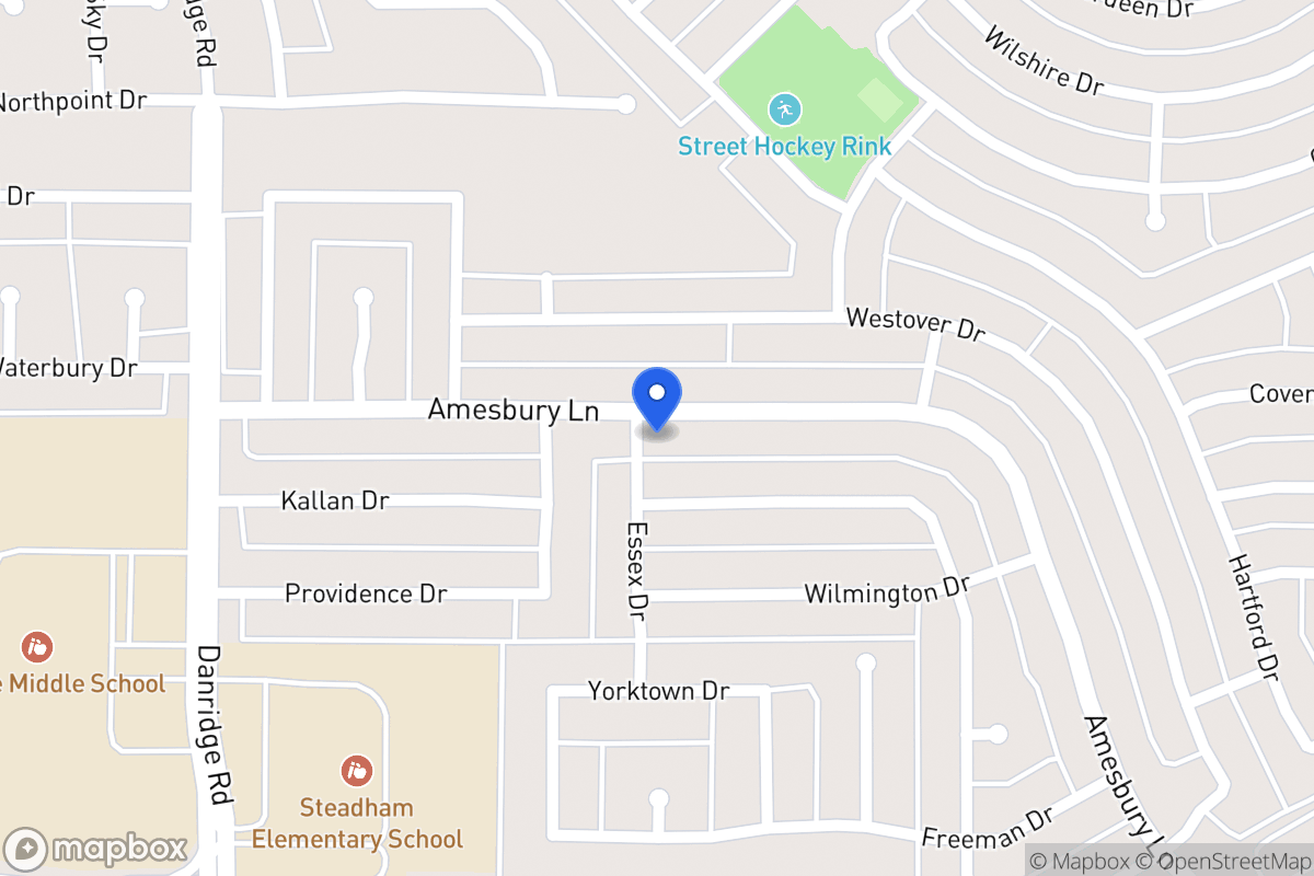 Map of 7802 Amesbury Ln