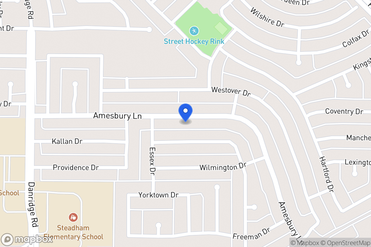 Map of 7902 Amesbury Ln