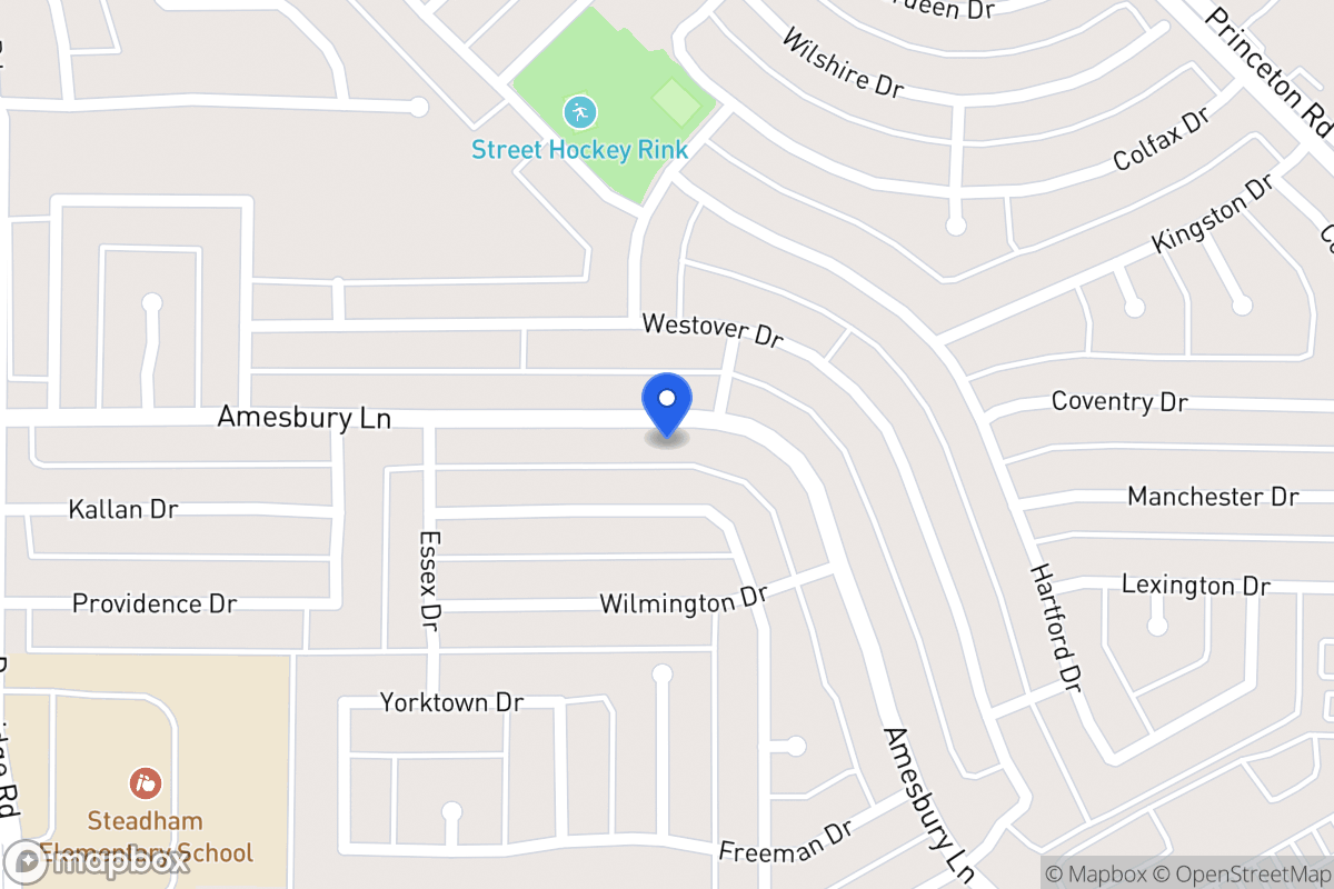 Map of 8006 Amesbury Ln