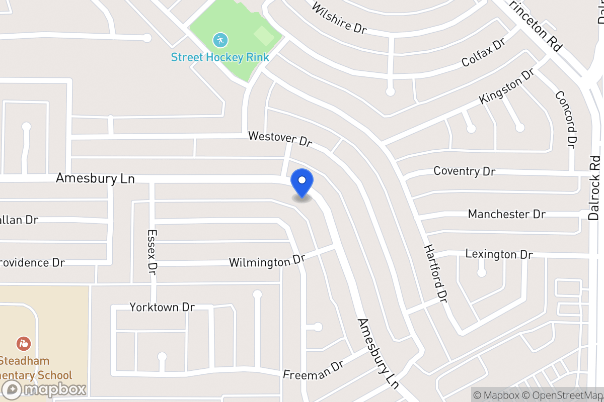 Map of 6801 Amesbury Ln
