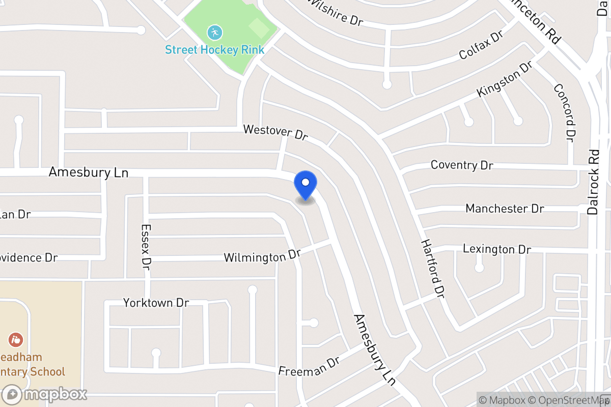 Map of 6713 Amesbury Ln