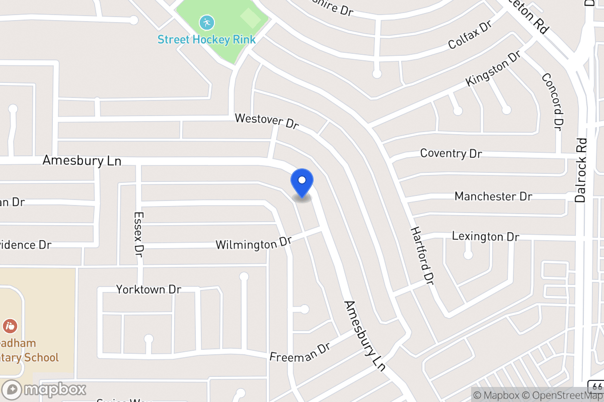 Map of 6709 Amesbury Ln