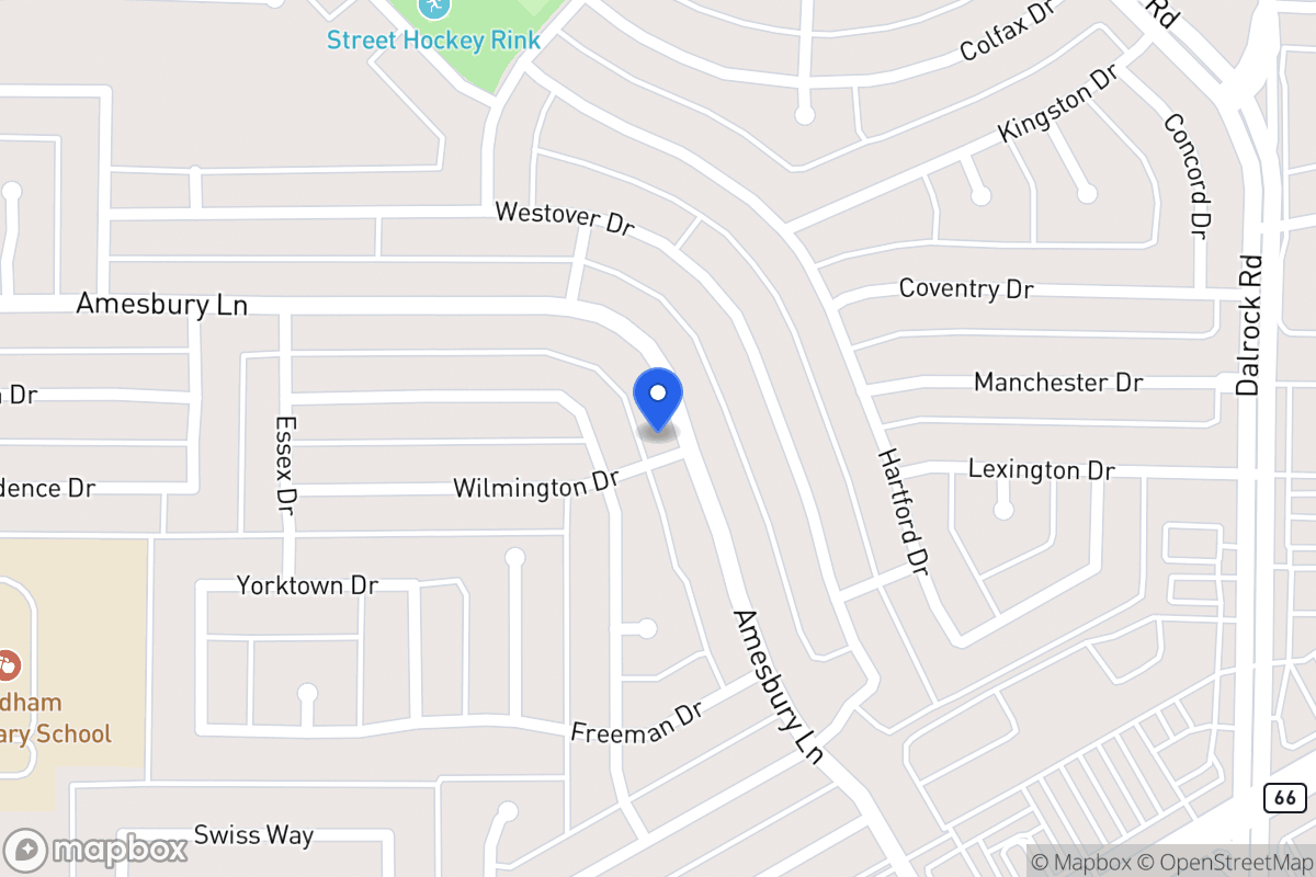 Map of 6701 Amesbury Ln