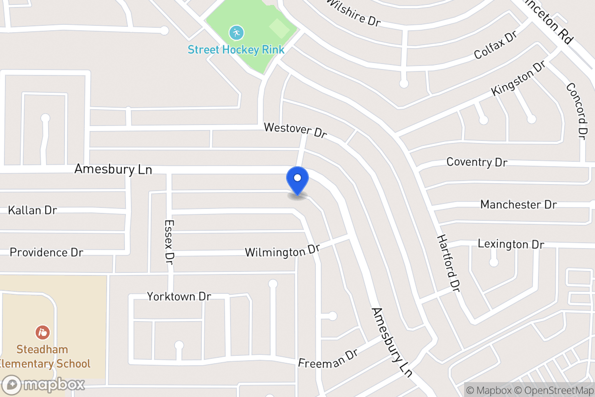 Map of 8013 Marquett Dr