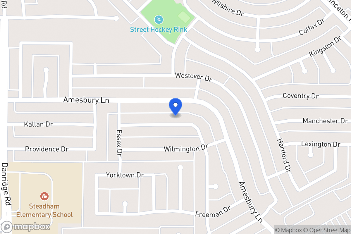 Map of 8001 Marquett Dr
