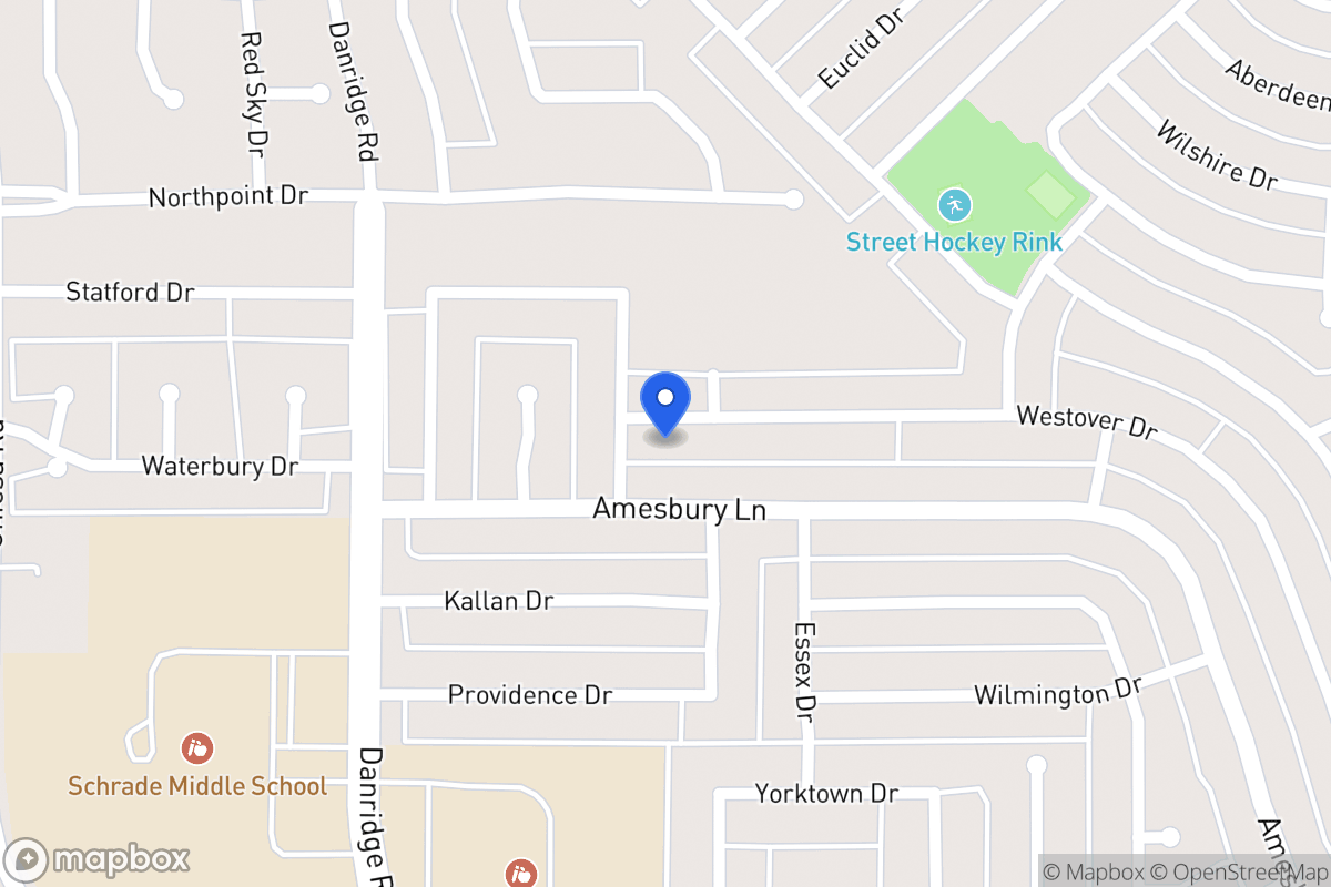 Map of 7606 Westover Dr