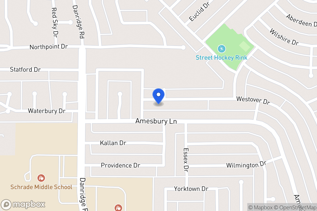 Map of 7610 Westover Dr
