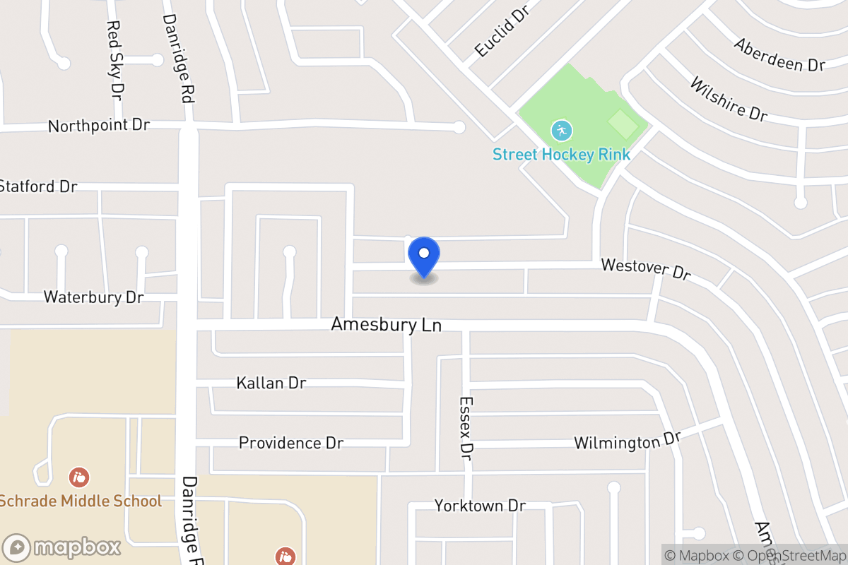 Map of 7702 Westover Dr
