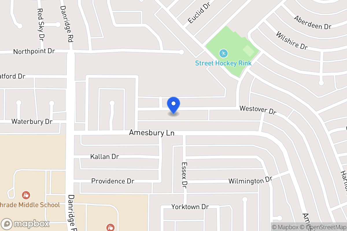 Map of 7706 Westover Dr