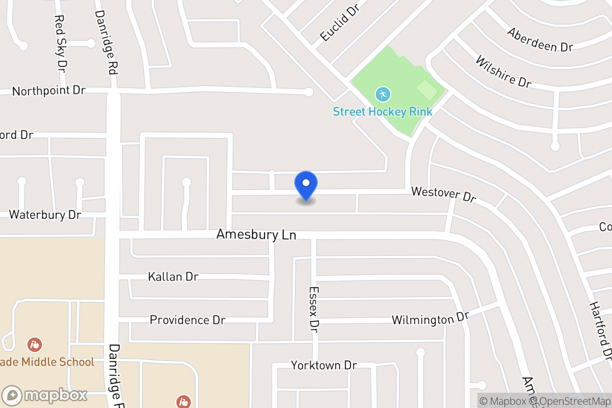Map of 7710 Westover Dr