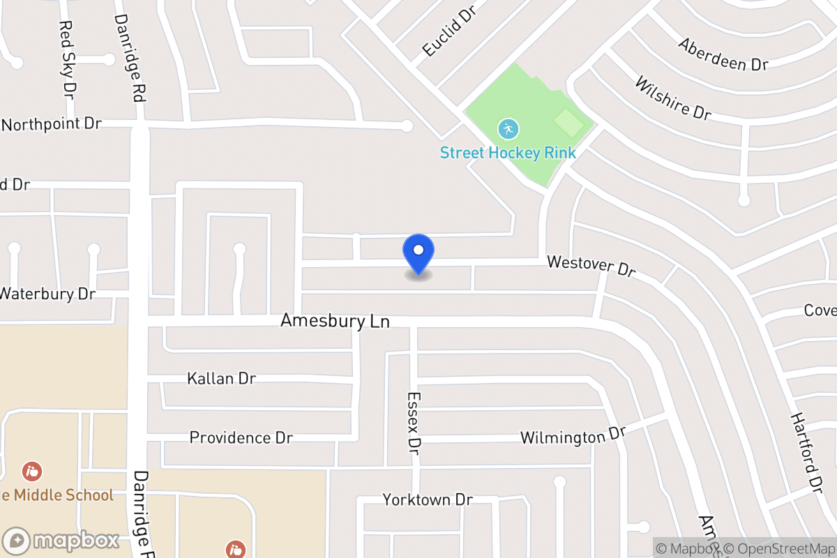 Map of 7714 Westover Dr