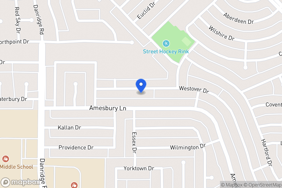 Map of 7802 Westover Dr