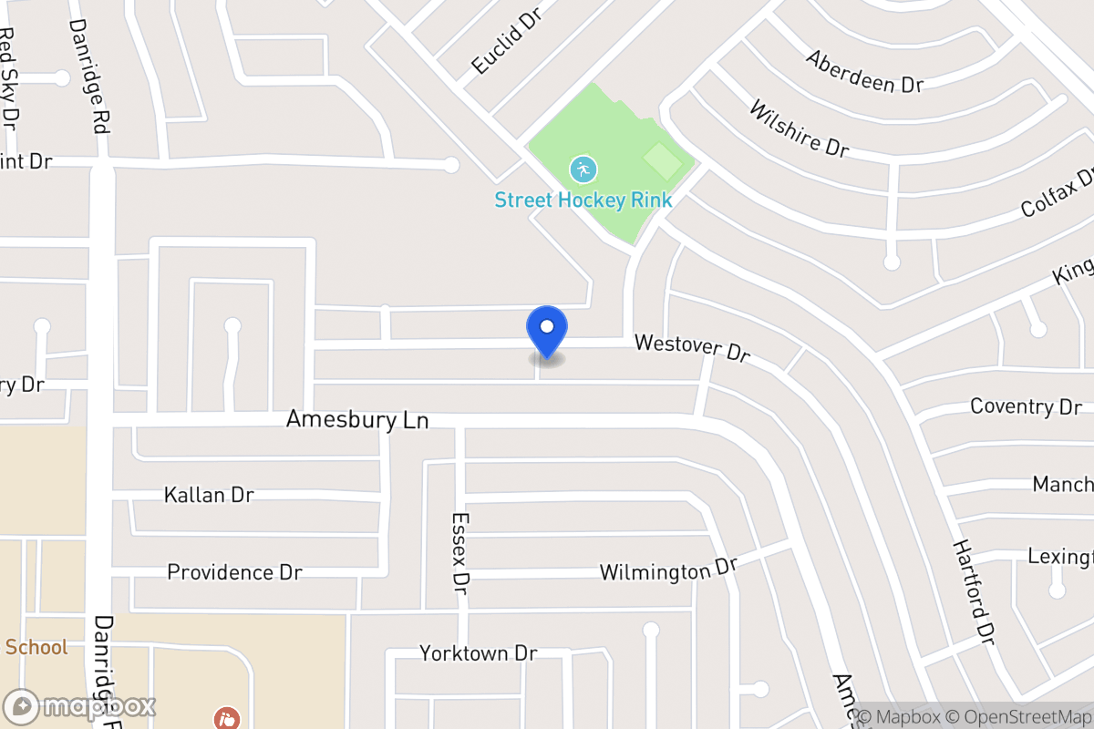Map of 7814 Westover Dr