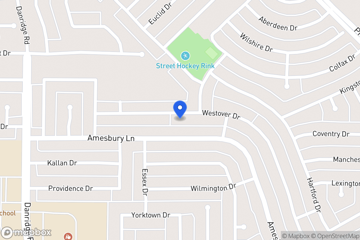 Map of 7902 Westover Dr