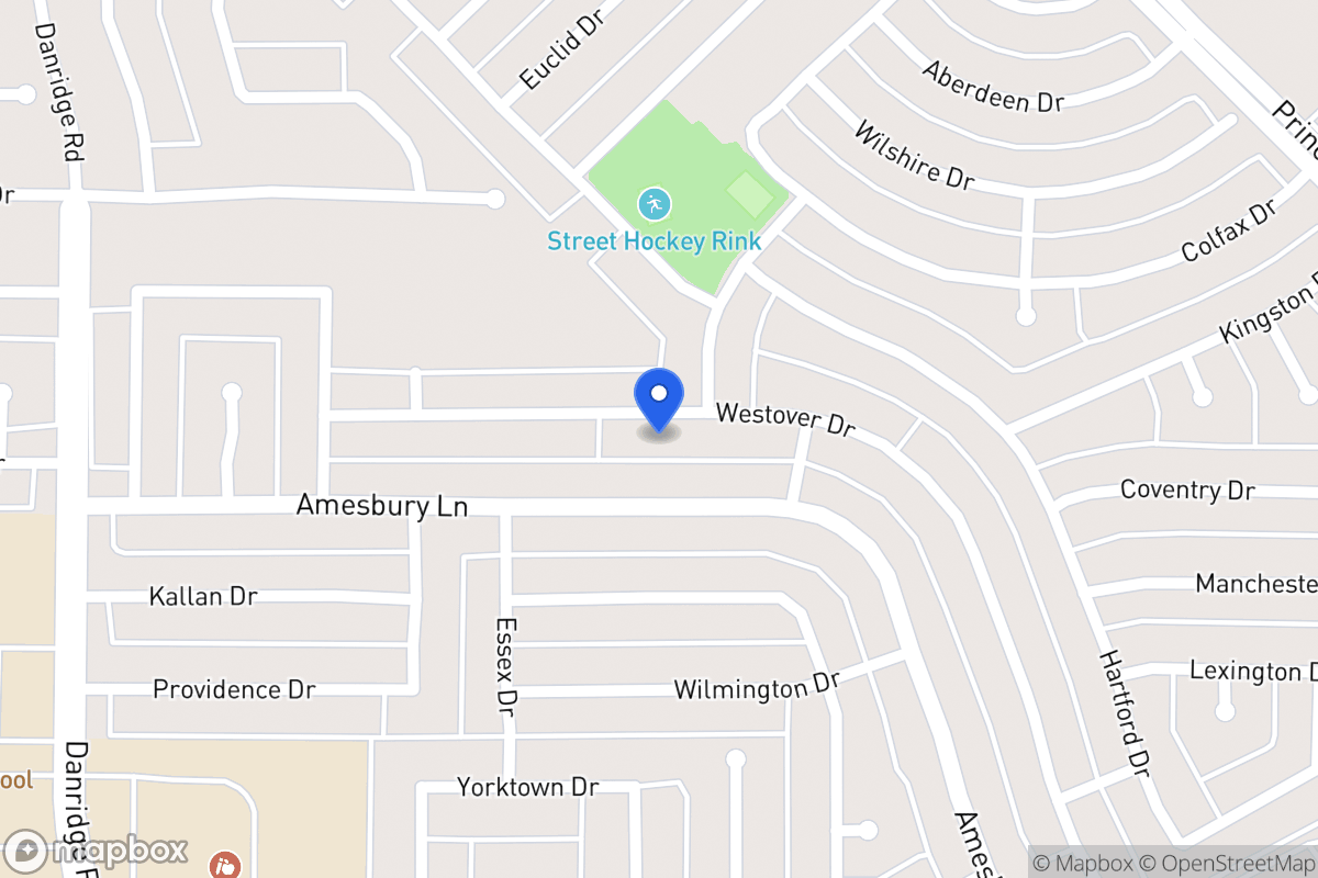 Map of 7906 Westover Dr