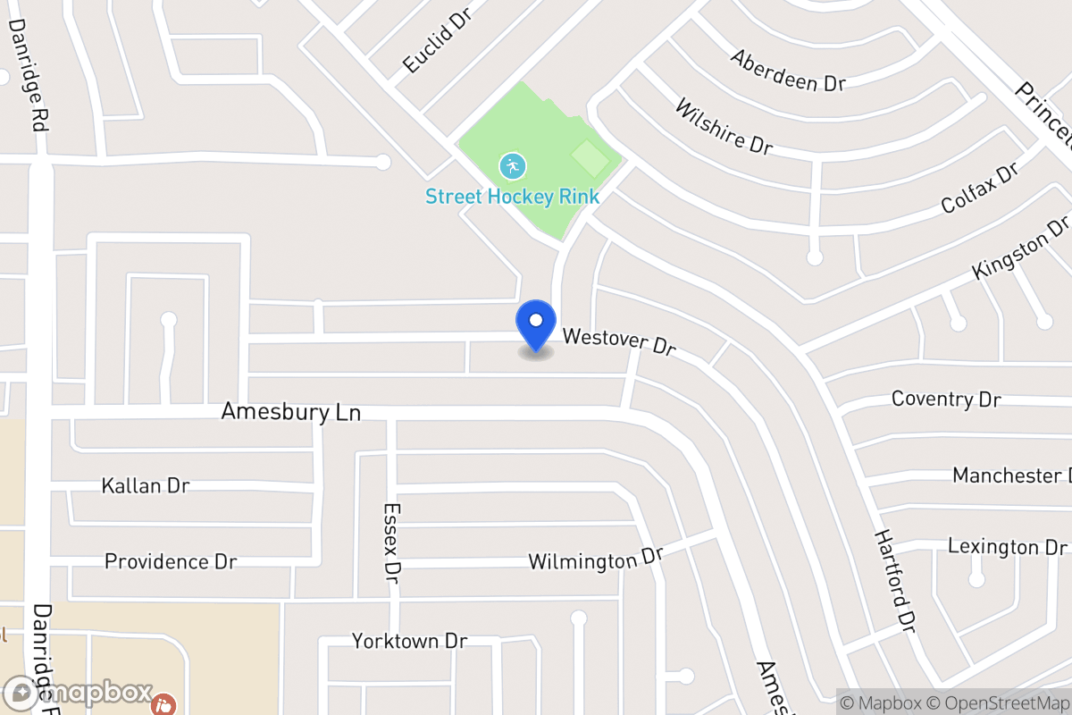 Map of 7910 Westover Dr