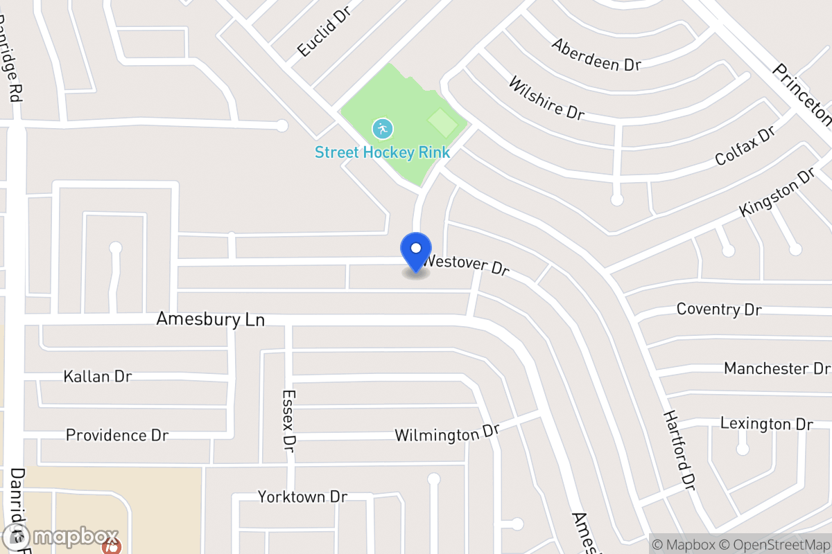 Map of 7914 Westover Dr