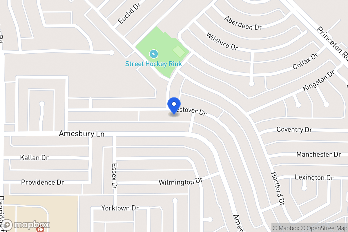 Map of 8002 Westover Dr