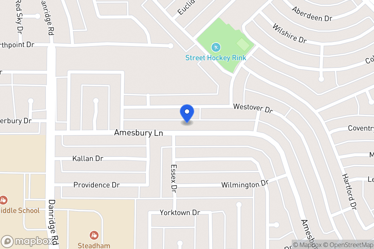 Map of 7805 Amesbury Dr