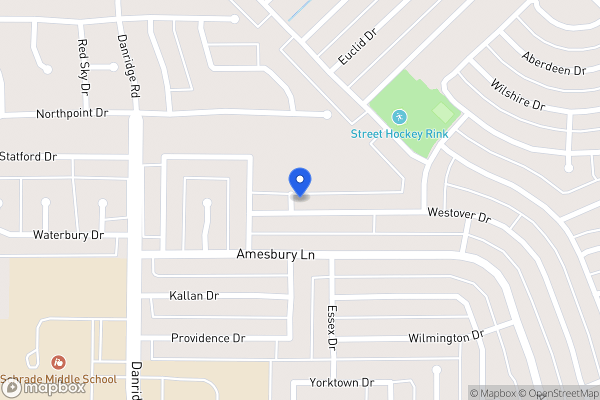 Map of 7701 Westover Dr