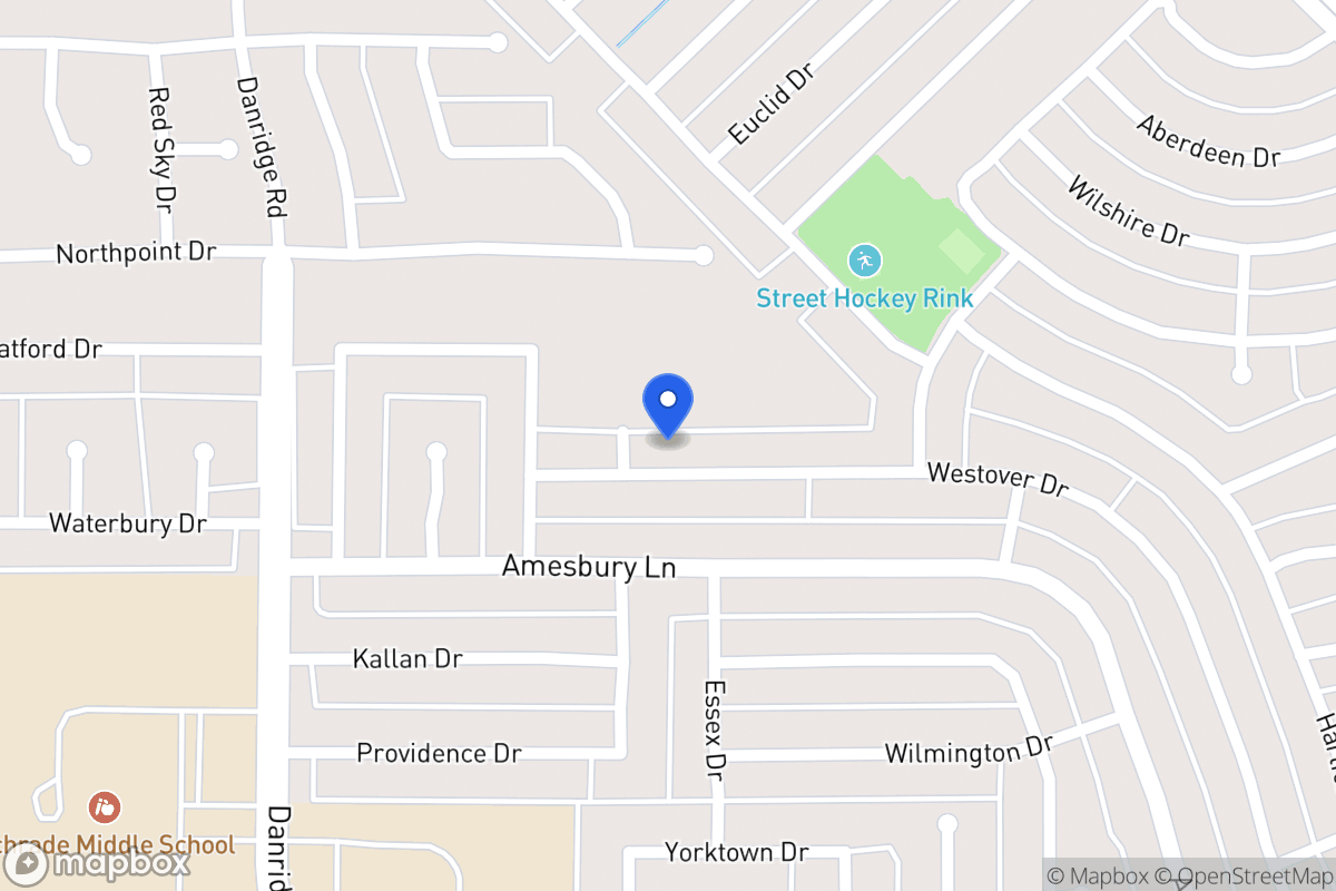 Map of 7705 Westover Dr