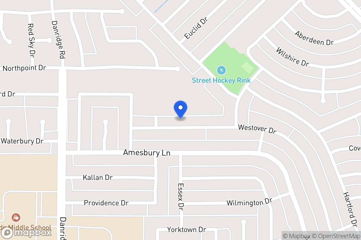 Map of 7713 Westover Dr
