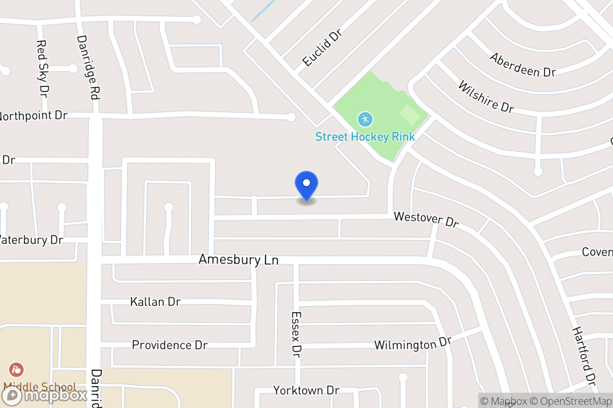 Map of 7801 Westover Dr
