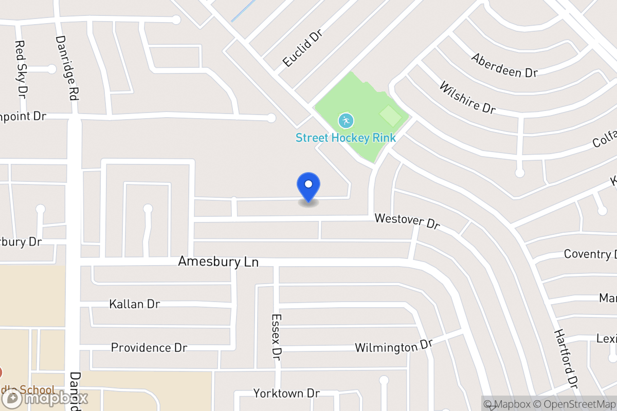 Map of 7809 Westover Dr