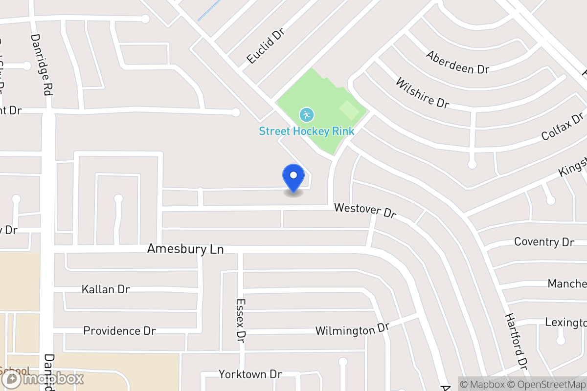 Map of 7901 Westover Dr
