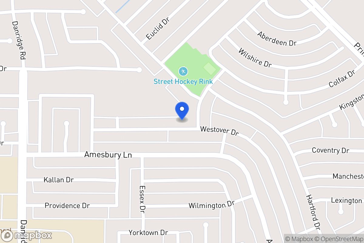 Map of 7905 Westover Dr