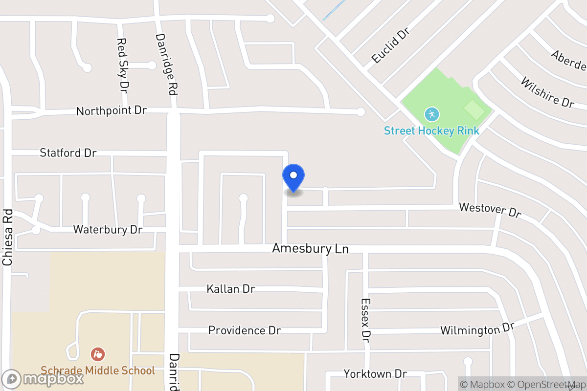 Map of 7601 Westover Dr