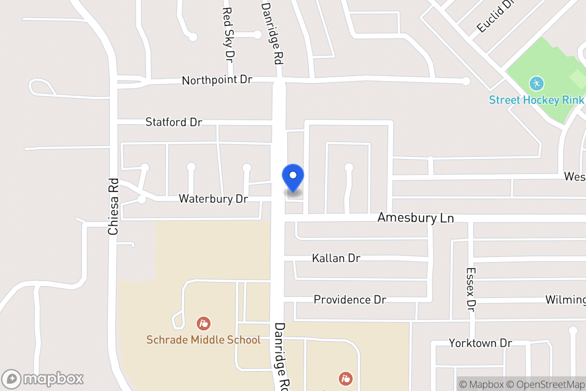 Map of 7005 Handen Dr