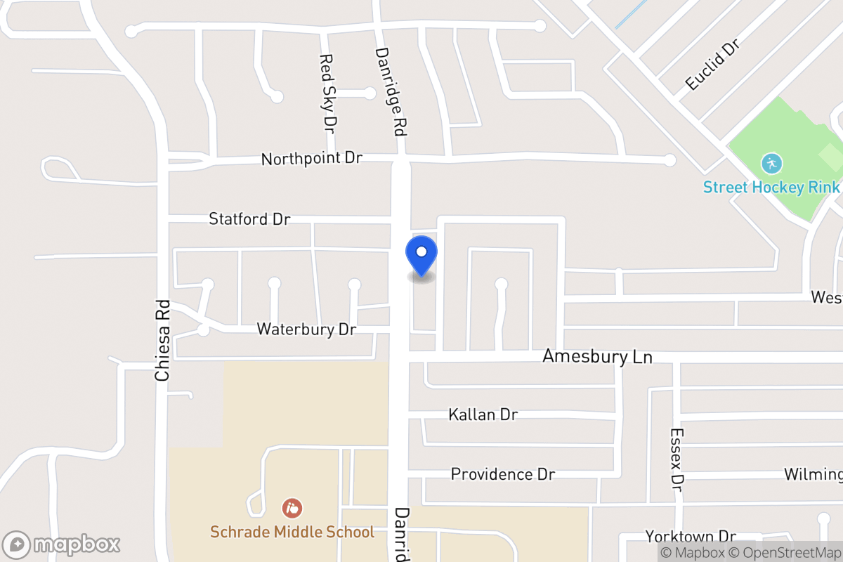 Map of 7101 Handen Dr