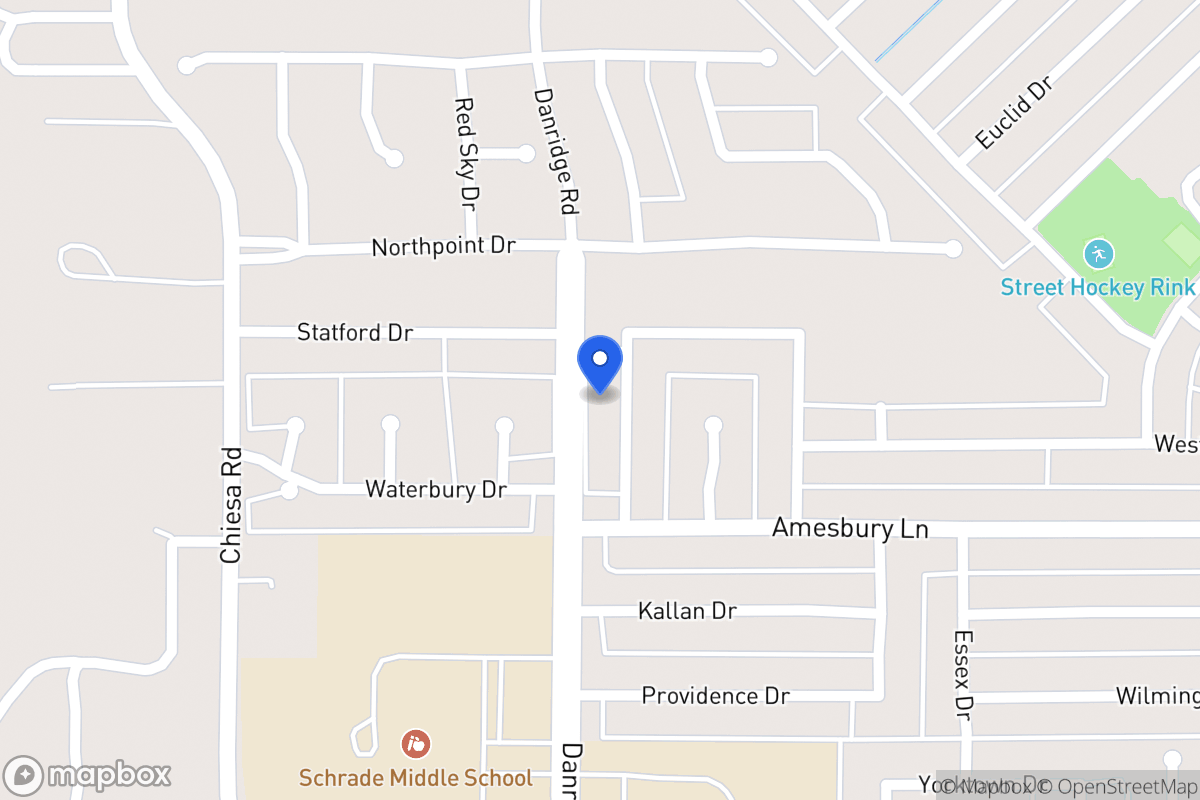 Map of 7105 Handen Dr