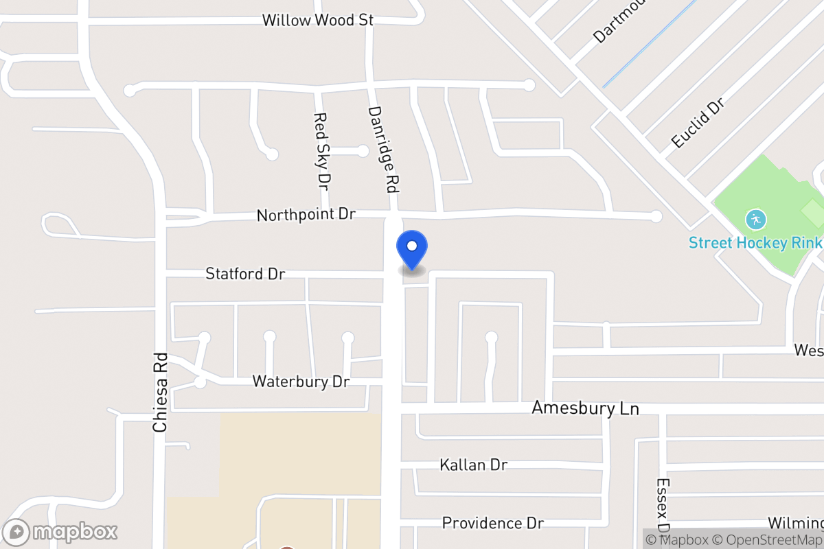 Map of 7201 Handen Dr