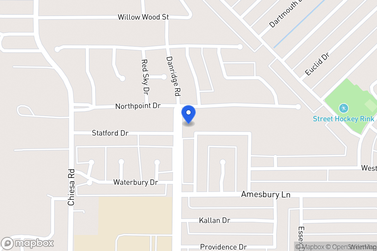Map of 7401 Handen Dr