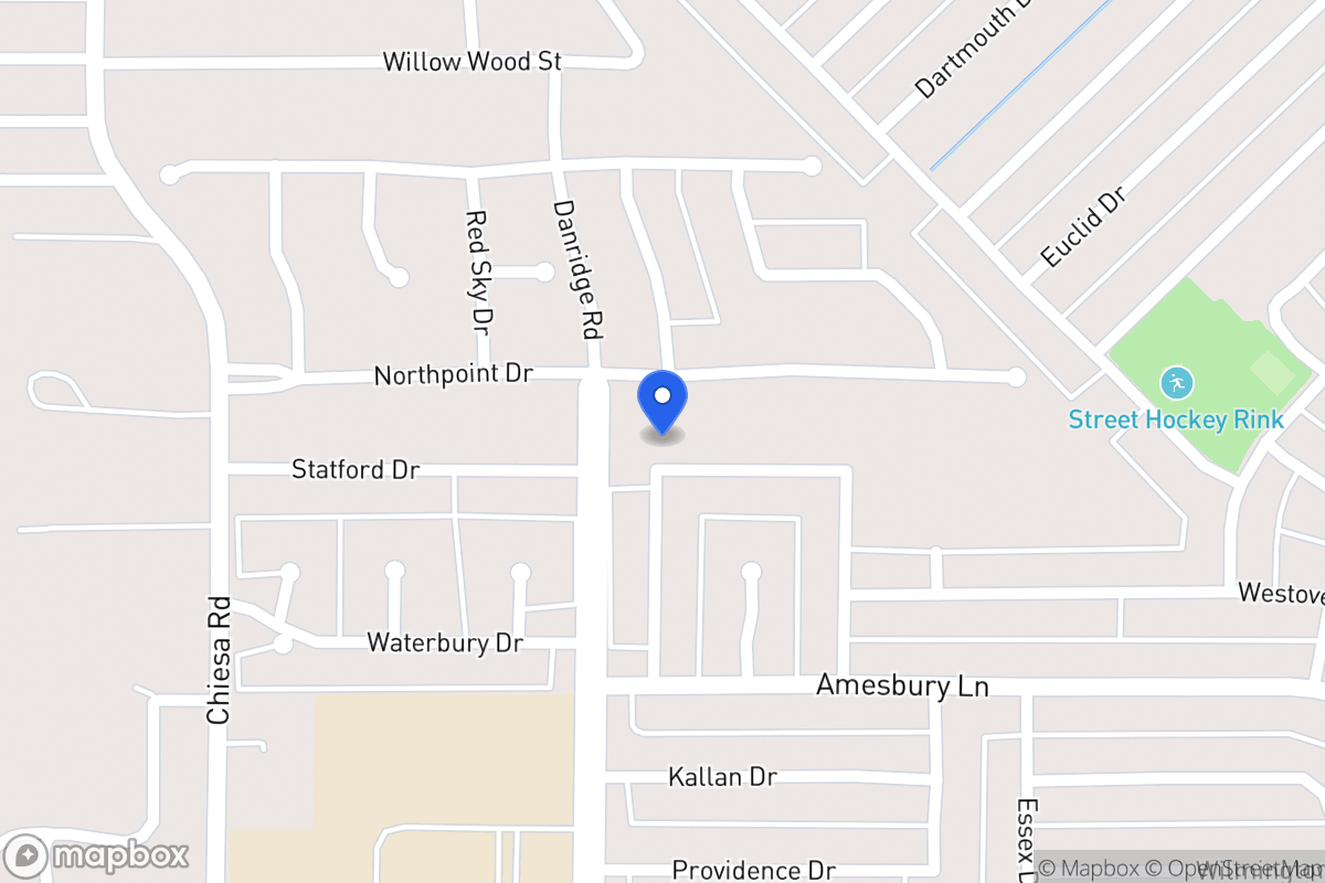Map of 7405 Handen Dr
