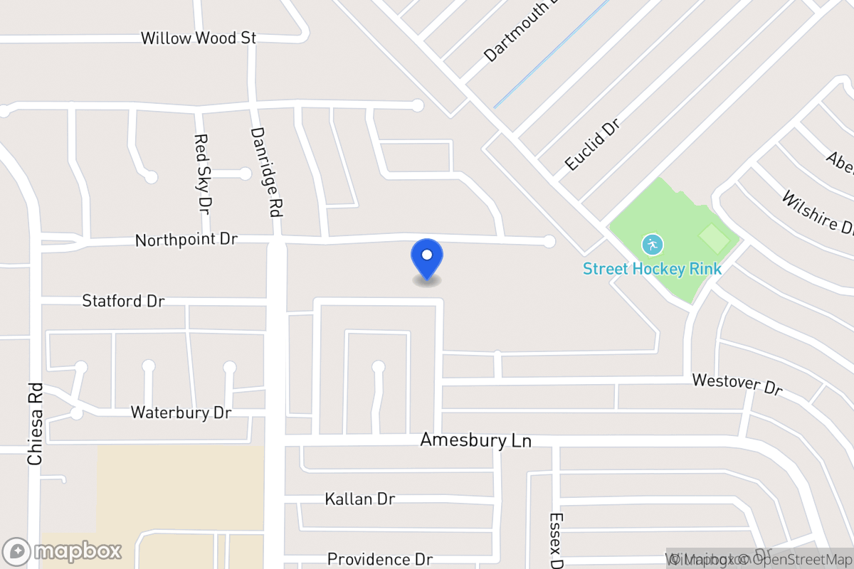Map of 7601 Handen Dr