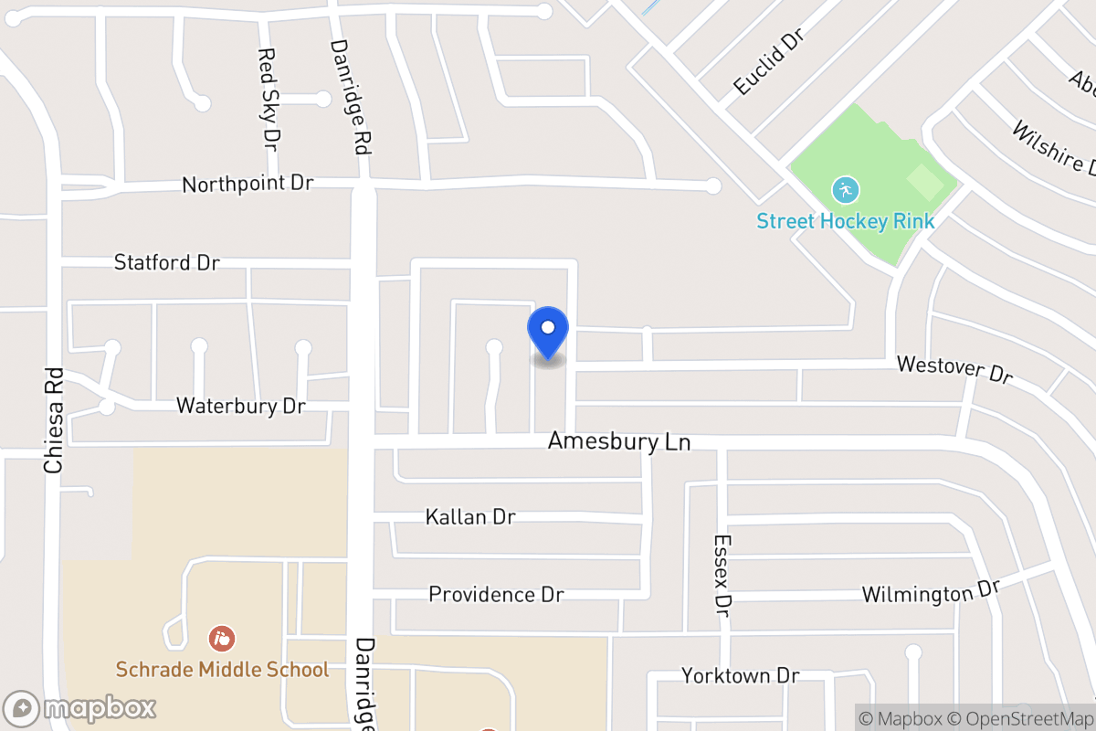 Map of 7013 Bickers Dr