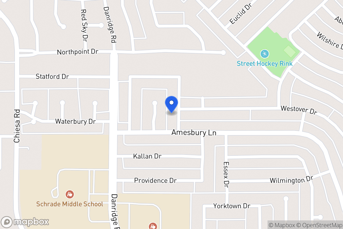 Map of 7009 Bickers Dr