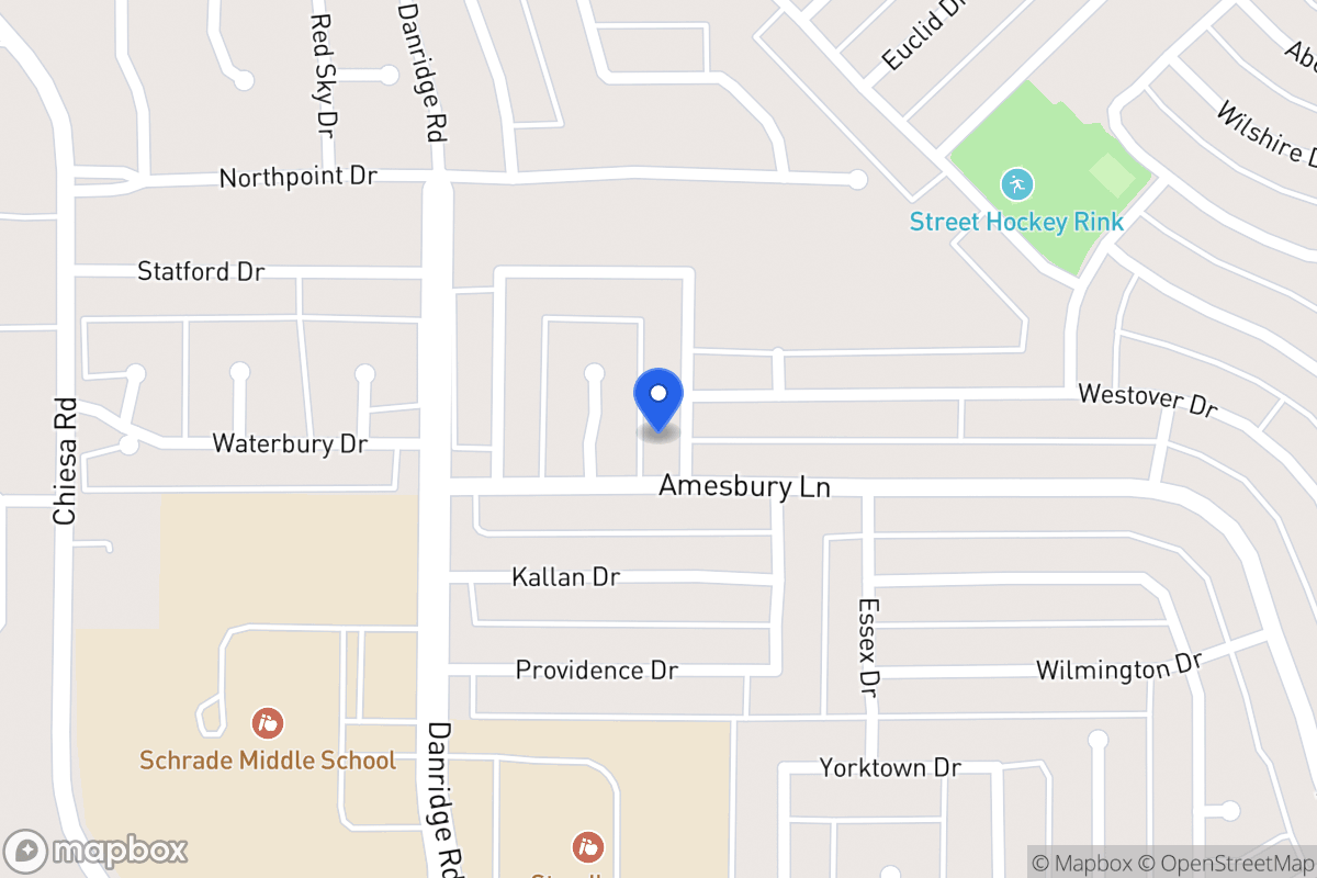 Map of 7005 Bickers Dr