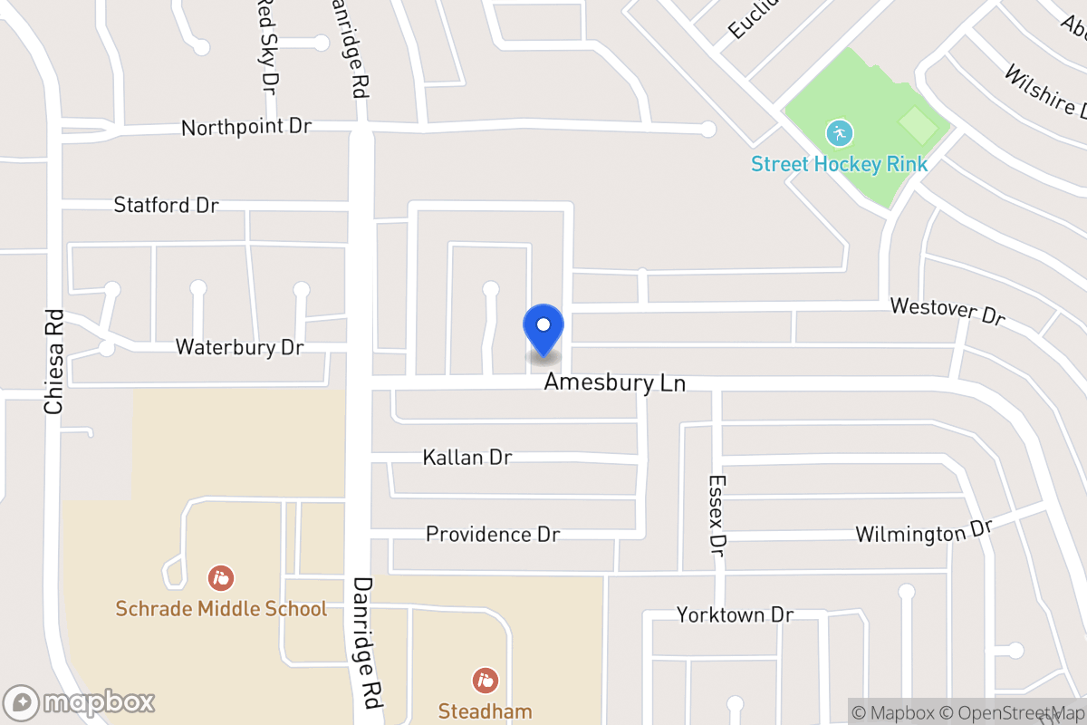 Map of 7001 Bickers Dr