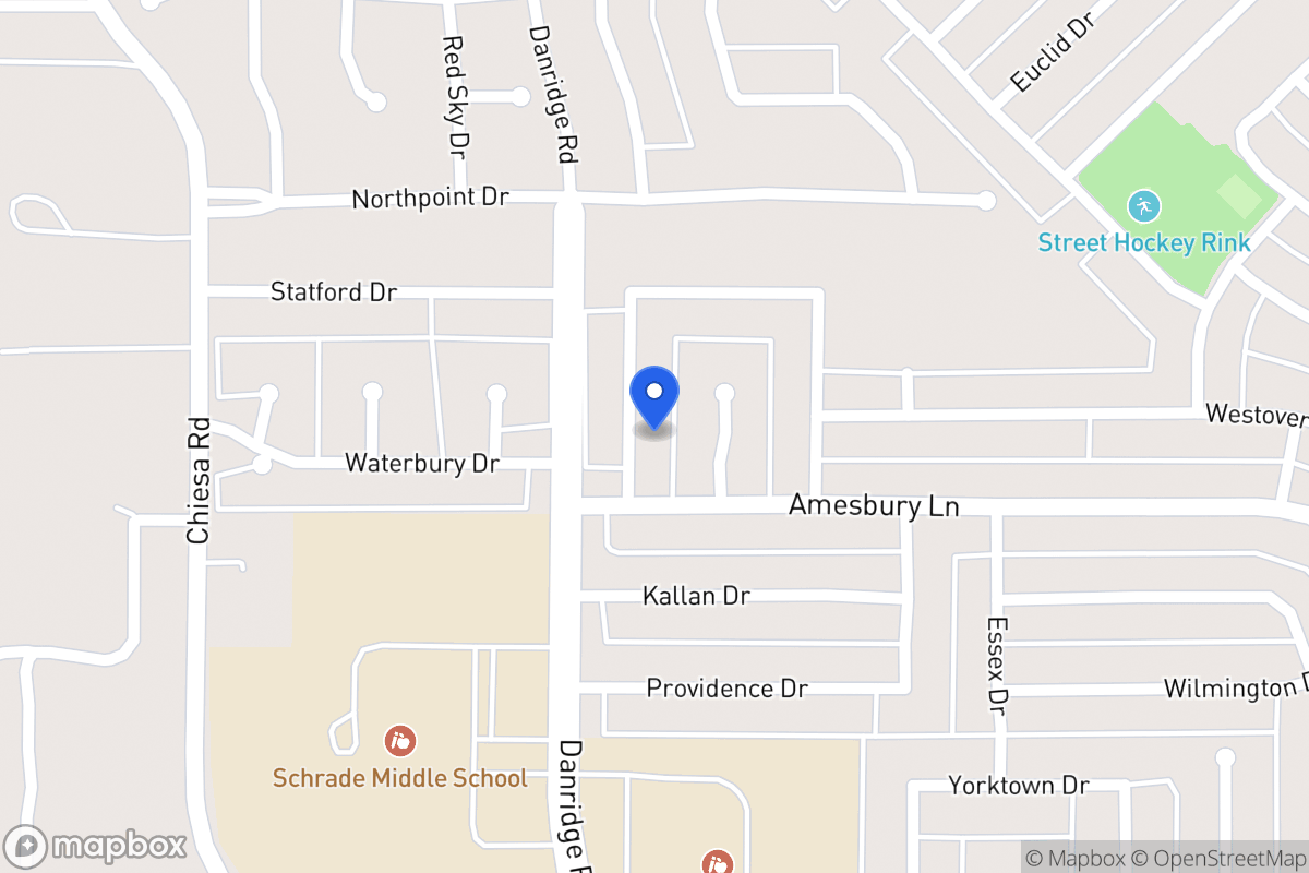 Map of 7010 Handen Dr