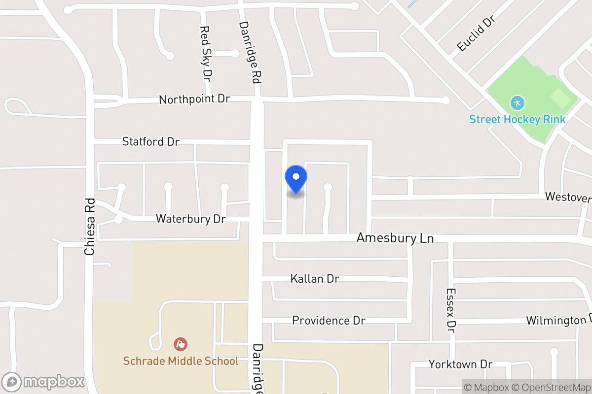 Map of 7014 Handen Dr