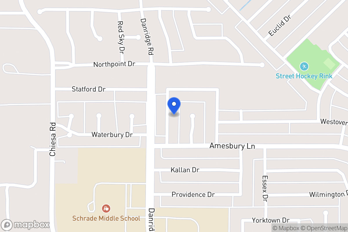 Map of 7102 Handen Dr