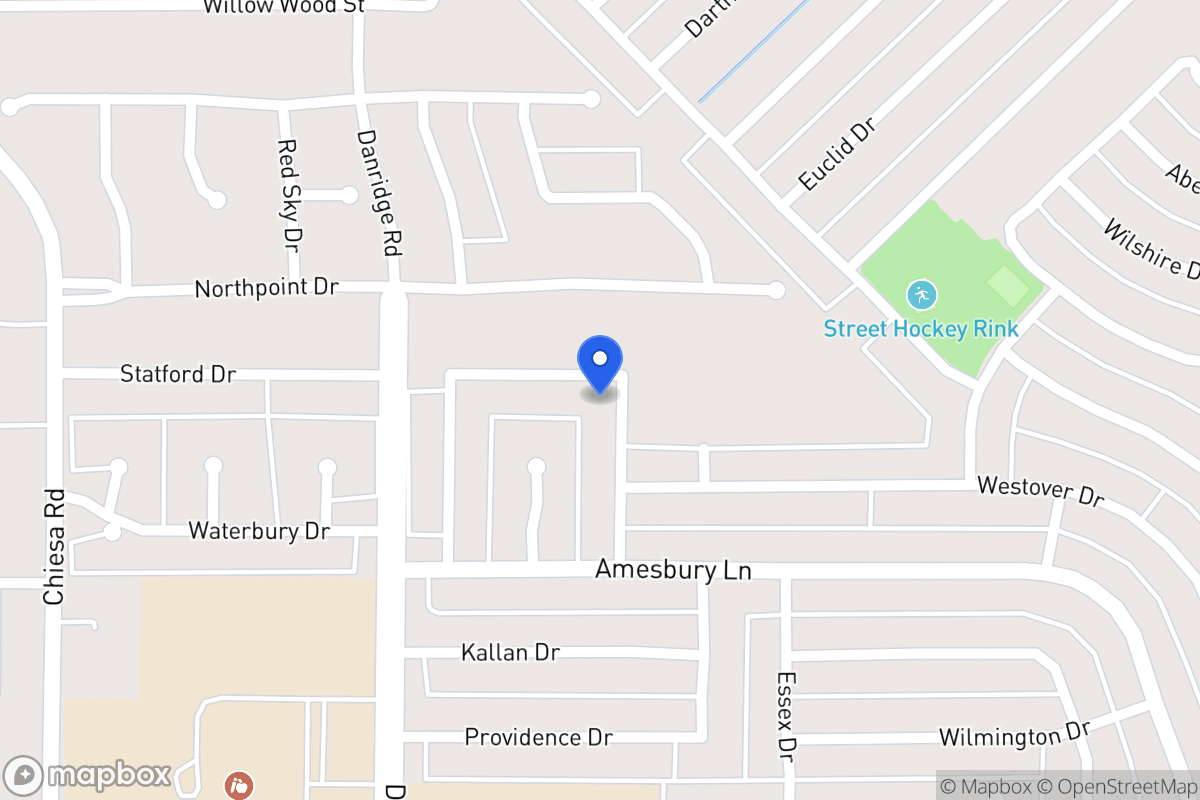 Map of 7602 Handen Dr