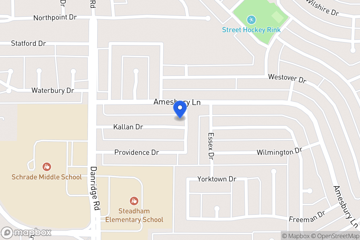 Map of 7701 Kallan Dr