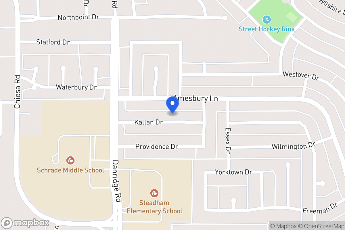 Map of 7601 Kallan Dr