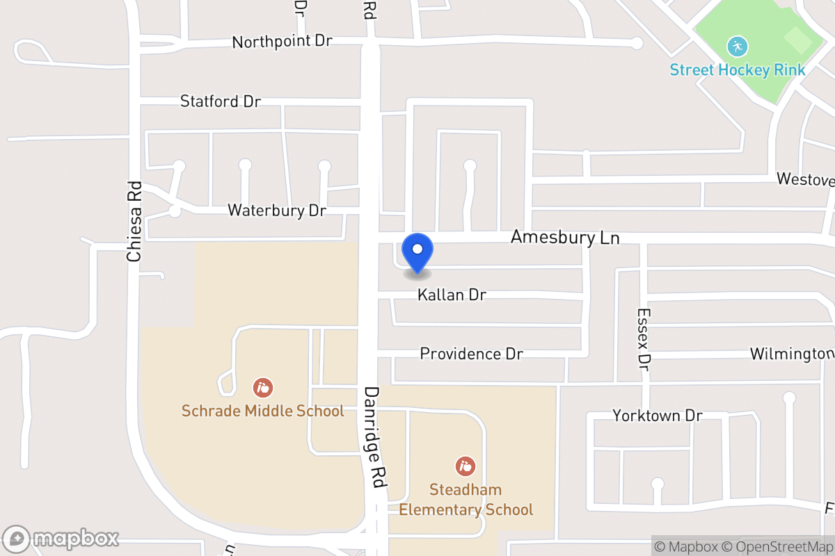 Map of 7409 Kallan Dr