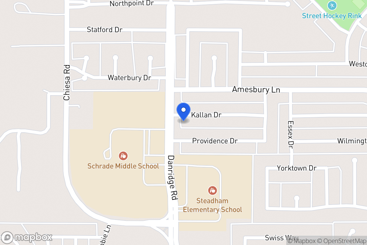 Map of 7406 Kallan Dr